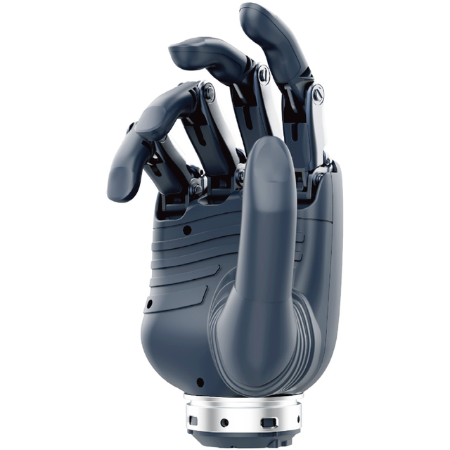 Left Hand Intelligent Robotic Mechanical Bionic Hand Dexterous Hands with Five Fingers for Scientific Research and Education