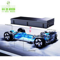 Paket Baterai Lithium Ion LFP Tegangan Tinggi 345V 230Ah yang Dapat Diisi Ulang dengan Sistem Pendingin Cair & Tahan Air IP67
