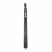 En gros, Verrou de pont allongé en alliage de zinc noir de 320 mm pour fenêtre et porte en aluminium, ensemble de verrous verticaux pour bas de porte