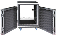 Flight case professionnel standard de 19 pouces pour amplificateur, antichoc, pour racks de 19 pouces, accessoires de câblage de produits