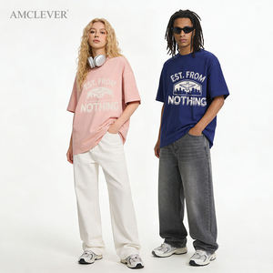 T-shirt en coton lourd 310G "Est." T-shirt personnalisé pour homme, style streetwear oversize, avec impression en relief, de la collection From <span class=keywords><strong>Nothing</strong></span> Tech Pack Support - Product Image 3