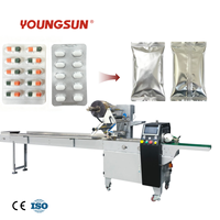 Machine d'emballage horizontale automatique de haute qualité pour capsules et comprimés sous blister, pour film aluminium