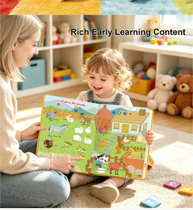 หนังสือเสียง<span class=keywords><strong>คำ</strong></span><span class=keywords><strong>ศัพท์</strong></span>ภาษาอังกฤษสำหรับเด็กเล็กแบบอินเทอร์แอคทีฟ แบตเตอรี่แบบชาร์จได้ ผลิตจากพลาสติก ABS รองรับการปรับแต่ง เป็นของเล่น - Product Image 4