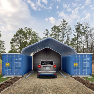 Entreposage de l'équipement Abri pour véhicules et camions Abri pour conteneurs d'expédition Tentes avec porte de <span class=keywords><strong>garage</strong></span> - Product Image 1