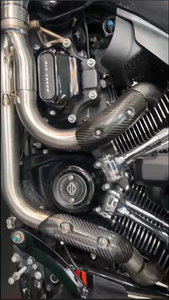 โรงงานขายระบบท่อไอเสียรถจักรยานยนต์ไทเทเนียมสแตนเลสประสิทธิภาพสูงสำหรับ <span class=keywords><strong>Harley</strong></span> <span class=keywords><strong>Davidson</strong></span> CVO Street Glide - Product Image 6