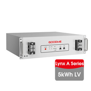 Système de stockage de batterie au lithium solaire domestique Goodwe série A, armoire de raccordement empilable 5 kWh 51,2 V avec communication CAN - Product Image 1