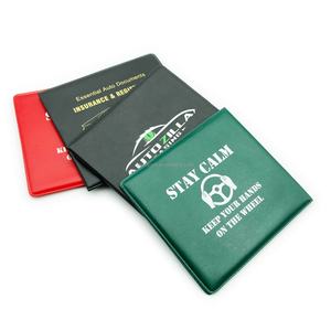 Porte-documents d'immatriculation de voiture <span class=keywords><strong>transparent</strong></span> personnalisé 2 poches porte-documents de moto en PVC - Product Image 4