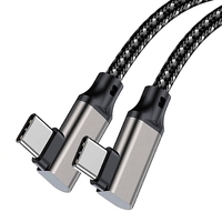 Elbow VR Typ-C zu Typ-C USB 3.2 20Gbps Dual-Head 8K Bildschirmprojektionskabel für Mobile Spiele 5m