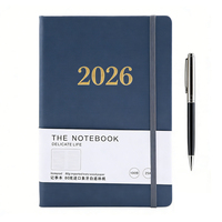 Carnet à couverture rigide personnalisé, impression sur couverture en lin, reliure thermique, format A5, pages lignées, logo personnalisé, écriture professionnelle pour le bureau