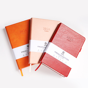 En stock 2026 Cuadernos A5 Logotipo personalizado <span class=keywords><strong>Agenda</strong></span> Planner para oficina - Product Image 1