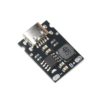 Module d'alimentation Type-C 2.4A avec carte de charge à réduction de tension synchrone pour batterie au lithium fer phosphate 18650 monocellulaire 3.2/3.6V