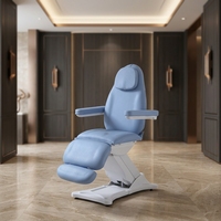Table de massage électrique professionnelle moderne avec mobilier de spa réglable pour usage domestique, traitement facial, lifting, confortable