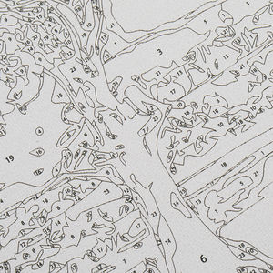 Sơn dầu kỹ thuật số chạy ngựa trắng tay sơn dầu bức tranh tường hình ảnh cho phòng khách trang trí nội thất - Product Image 4