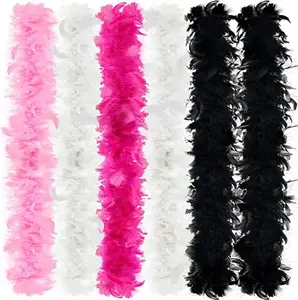 All Colors Cheap Turkey Feather Chandelle Feather Boa For Party Carnival Celebration Festival Decoration