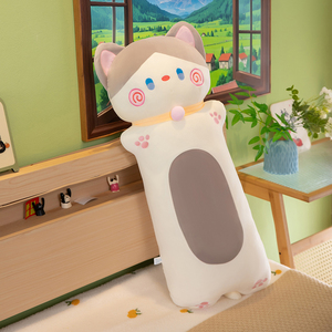 Long <b>Cat</b> <b>Plush</b> Pillow - Super Soft Hugging Toy for Kids, Cute Cartoon Stuffed Animal & Sleeping Companion - Product Image 3