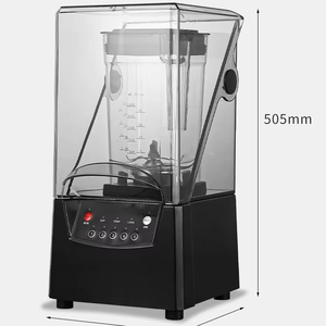 Máquina de Smoothies Comercial Automática Multifuncional Insonorizada y Cubierta, Máquina de Smoothies de Alta Potencia para Triturar Hielo - Product Image 6