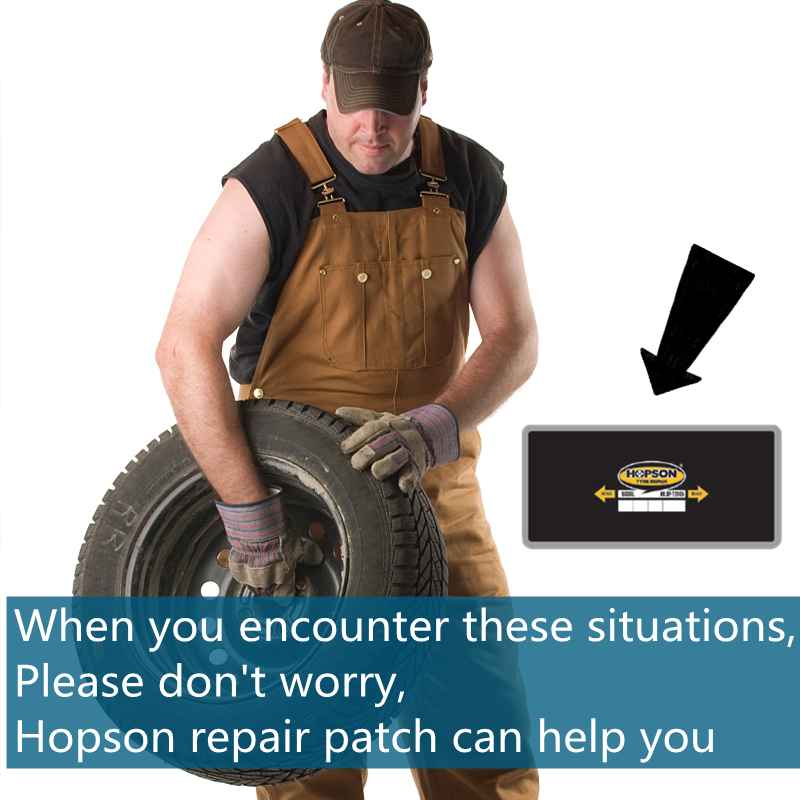 180x230 мм, 5-слойный радиальный патч для ремонта шин