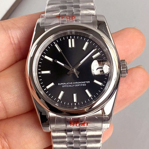 Mặt kính sapphire tròn mới Chống nước 200m Mặt số màu đen <span class=keywords><strong>Sunburst</strong></span> Nhật Bản NH35A Đồng hồ nam chuyển động cơ học tự động - Product Image 2