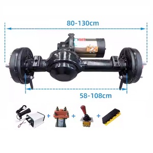 Construction Tunnel Tricycle 60v1300w All Copper Motor Low-speed 15kmh Motor Rear Axle Assembly - Product Image 3