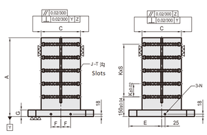 BP09 loạt <span class=keywords><strong>MC</strong></span> Bốn Mặt cơ sở máy công cụ phụ kiện - Product Image 2