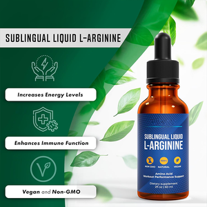 全販売OEMビーガンドロップL-カルニチンL-アルギニン複合液滴ブースターエネルギーサプリメントL-アルギニン大人用 - Product Image 5