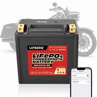 Baterai Starter Motor Custom 12.8V 12Ah LiFePO4 untuk Motor Sport OEM ODM Label Pribadi Logo Custom Proteksi IP67 Garansi 2 Tahun