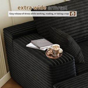 Wholesale L Shaped Cloud Couch 107 Inch Plush Sectional <strong>Sofa</strong> with Chaise Minimalist Living Room Furniture - Product Image 5