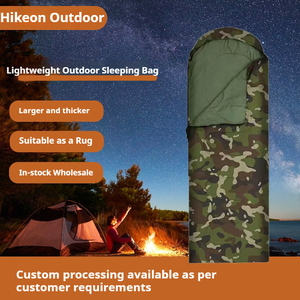 Nouveau Sac de Couchage Camouflage 2026 pour <span class=keywords><strong>Camping</strong></span>, Randonnée et Voyage en Extérieur, Chaud, Léger, Rembourré en Nylon et Coton, 210*75cm, Coupe-Vent et Respirant - Product Image 2