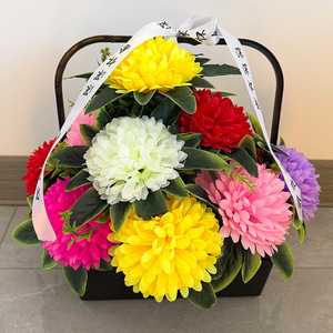 Bouquet de fleurs artificielles en soie pour la cérémonie d'adoration des ancêtres, le festival Qingming et la décoration des tombes - Product Image 2