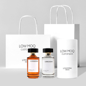 Suitable for Candle Cups Essential Oil Bottles Perfume Bottles Perfume Gift Box <b>Square</b> Packaging Fashionable Box with Bag - Product Image 5