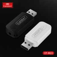 Adaptateur USB pour voiture Earldom, adaptateur audio sans fil, kit voiture, récepteur de musique pour la maison, système audio stéréo de voiture, haut-parleurs