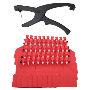 Étiquettes auriculaires en plastique TPU, pièces, imprimé animaux, étiquettes pour chèvre, mouton, bovin, cochon, cheval, bétail, vache, mollet - Product Image 4