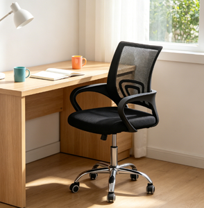 Silla de Oficina Ergonómica Moderna y Económica con Respaldo de Malla Completa, Base Giratoria y Altura Ajustable - Product Image 1