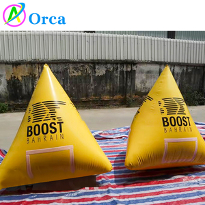 Boya <span class=keywords><strong>Triangular</strong></span> Flotante para Publicidad, Boya de Marcado de Carreras, Boya Inflable Personalizada de PVC, Boya Piramidal, Boya Zongzi, Boya Tetraédrica - Product Image 2