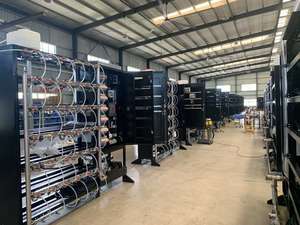 ระบบระบายความร้อนด้วยของเหลวอุตสาหกรรม H200-S จำนวน 36 ยูนิต กำลังไฟ 226 กิโลวัตต์ ความจุรับน้ำหนัก 30 เดซิเบล เงียบ ได้รับการรับรองมาตรฐาน CE ตู้สำหรับฟาร์มเซิร์ฟเวอร์ - Product Image 4