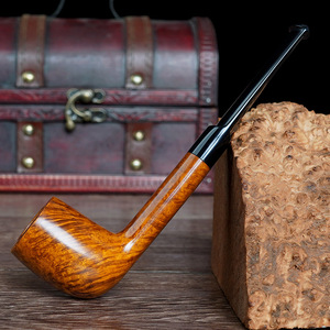 Briarwood Pipe Straight Handle Long Leg Billiards Style 3mm Filter Men's Smoking Accessory - Product Image 1