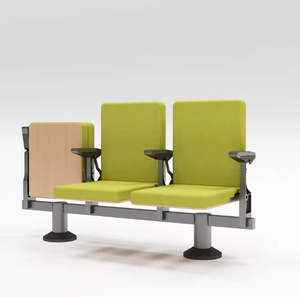 Mobilier scolaire, siège pliable pour auditorium universitaire, salle de conférence, chaise d'étudiant avec bureau - Product Image 6