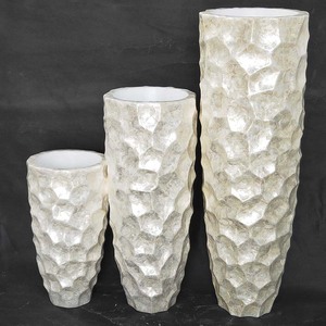 Vaso Grande e Alto in Fibra di Vetro FRP con Conchiglia Naturale <span class=keywords><strong>per</strong></span> Decorazione, <span class=keywords><strong>Vendita</strong></span> Calda - Product Image 5