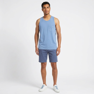 Débardeurs d'été pour hommes, décontractés, sans manches, veste de fitness, vêtements de musculation, débardeur en maille sans manches, service OEM - Product Image 1