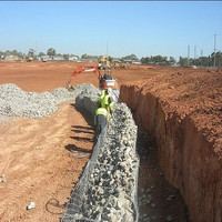 Caja de Gabión de Alta Resistencia, Malla de Alambre de Acero con Bajo Contenido de Carbono para la Regulación de Ríos