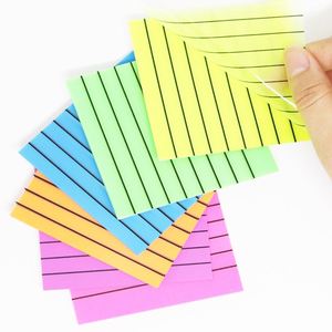 Notas Adhesivas Translúcidas Impermeables, Película Fluorescente Creativa para Notas, <span class=keywords><strong>Lectura</strong></span>, Estudio, Oficina, Escuela - Product Image 4