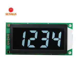 Özelleştirilmiş TN/r e r e r e r e r e r e r e r e r e r e için segment LCD ekran saat zamanlayıcı