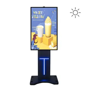 49 55 inch Độ sáng cao cửa sổ tầng đứng dọc màn hình LCD Trong Nhà Kỹ thuật số biển hiển thị thương mại quảng cáo hiển thị máy
