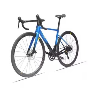 Road Carbon Fiber 20-Speed Internal <b>Cable</b> Routing 700C Wheel Thru-Axle Dual Disc Brakes ZXC-273 700C Carbon Fiber Road Bike ZXC- - Product Image 1