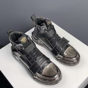 Botas Casuales de Alta Calidad para Hombre, de Piel de Oveja, con Suela de Goma Recubierta de Goma Pura, con Función Impermeable y Elevadora - Product Image 3