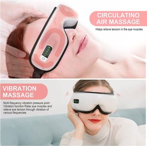 Masaje de Ojos de belleza de presión de aire avanzada con compresión de calor <span class=keywords><strong>Bluetooth</strong></span> Ai Control de voz Equipo de masaje para el cuidado de los ojos Música - Product Image 3