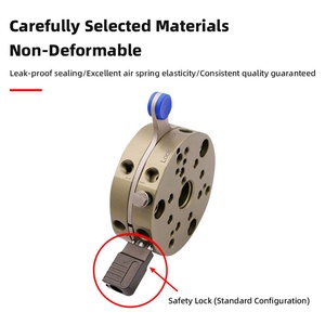 Acoplador manual de herramientas para cilindro EOAT de cambio rápido JD Robot para sistema de automatización neumática de pinzas de efecto final, caja de cartón de 1 kg - Product Image 5