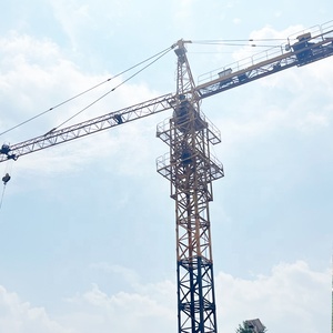 رافعة برجية مستعملة برأس مسطح 60 متر بسعر جيد (QTZ125) رافعات مستعملة عالية الجودة بارتفاع مستقل - Product Image 5