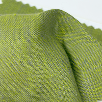 Tissu tissé en chanvre et lin naturel 50% chanvre 50% lin Anti-bactérien Écologique Pré-lavé 250 g/m² 140 cm de large Textile confortable