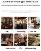 Ensembles de tables et chaises de café, style rétro, en PU, imitation dalle de pierre, 4 personnes, cadre en fer personnalisable, mobilier commercial pour restaurants